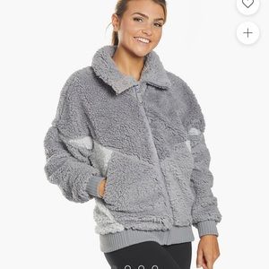 Prana XS Fleece Permafrost Jacket Grey